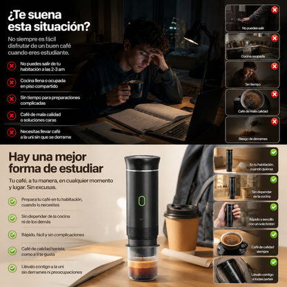 Máquina de Café Portátil 3 en 1