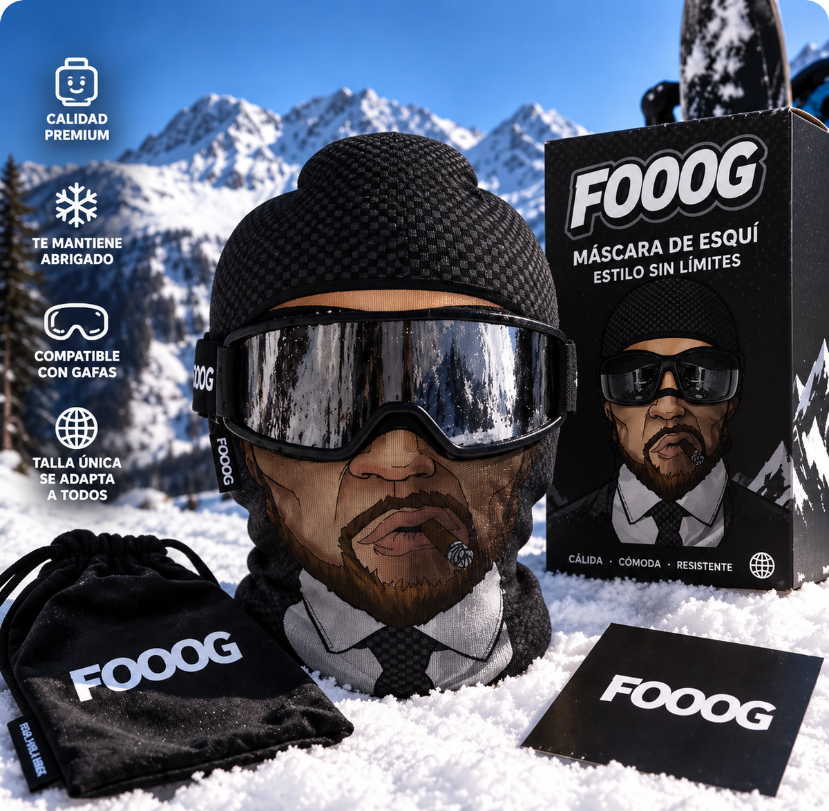 Fooog™ – Máscara de esquí